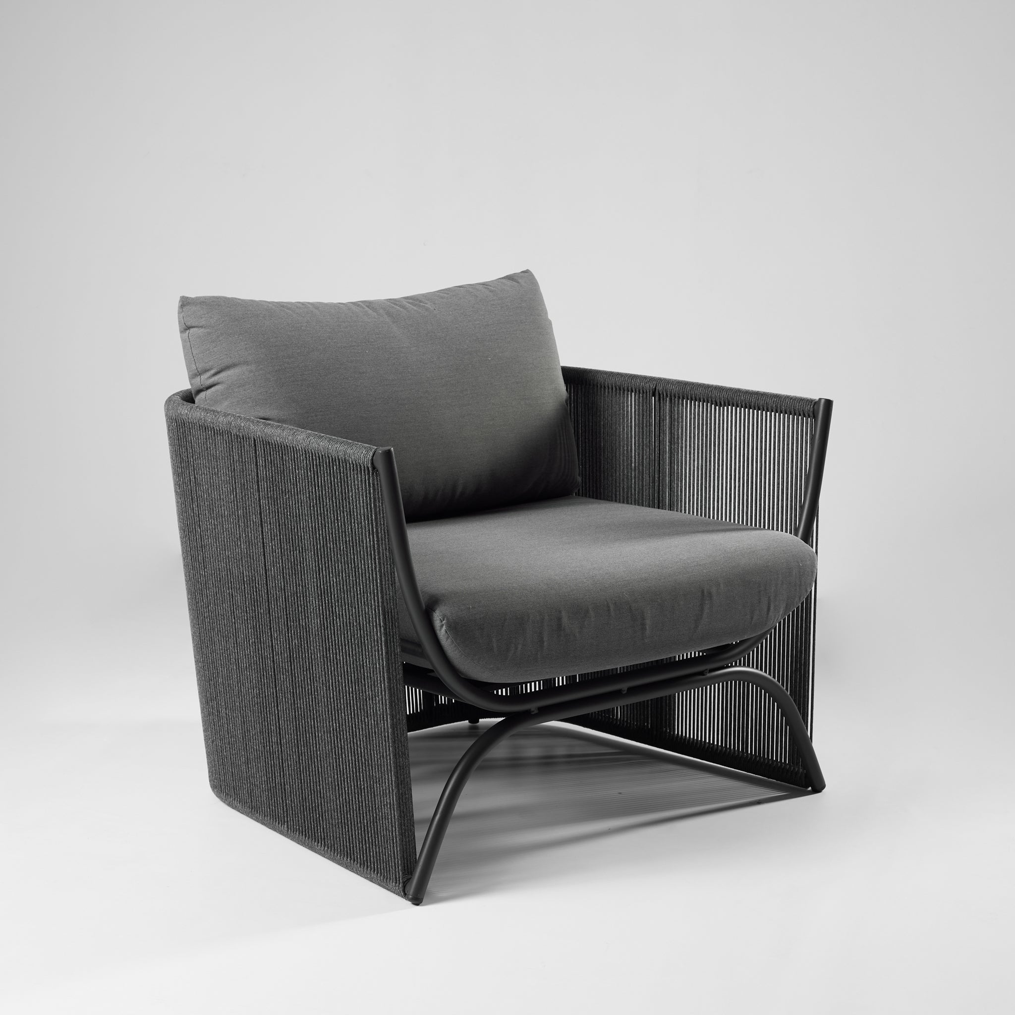 Sofá de Terraza 1 Cuerpo Palma Grafito