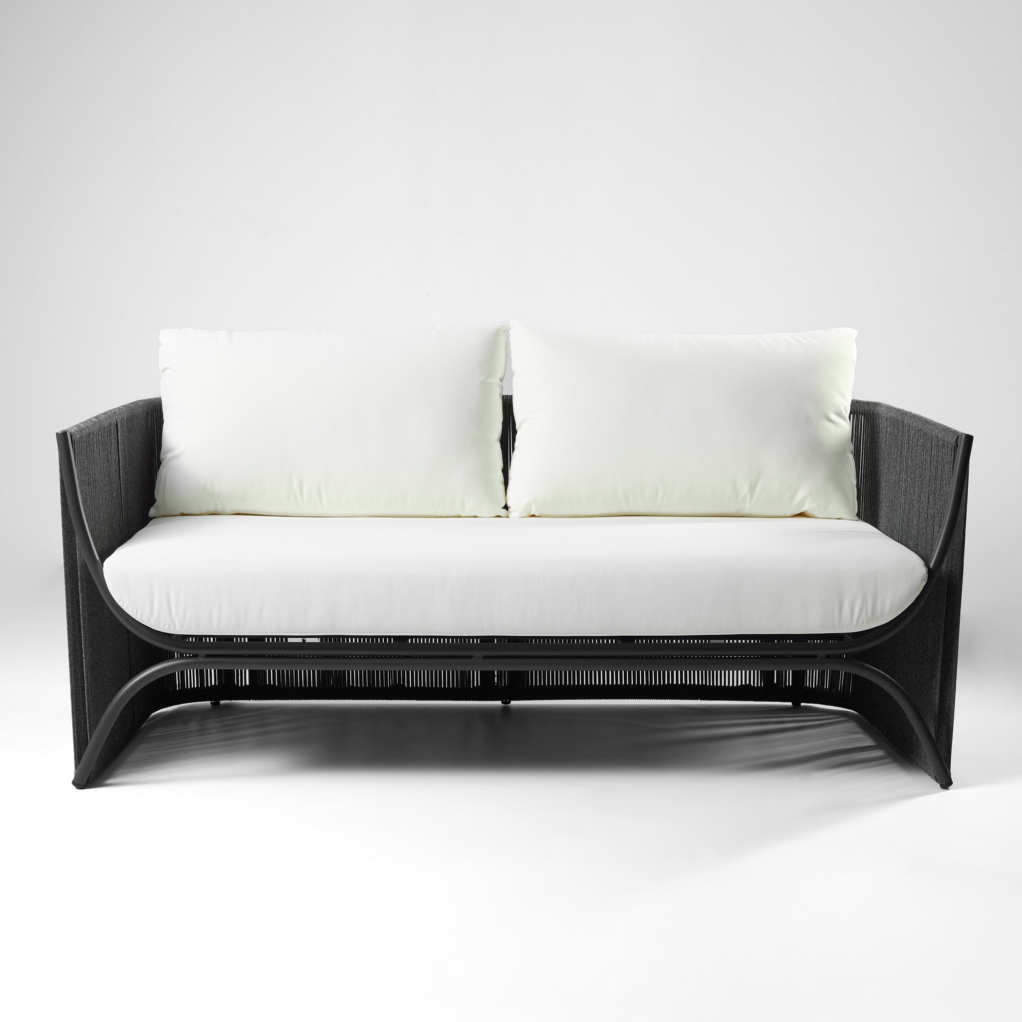 Sofá de Terraza 2 Cuerpos Palma Blanco