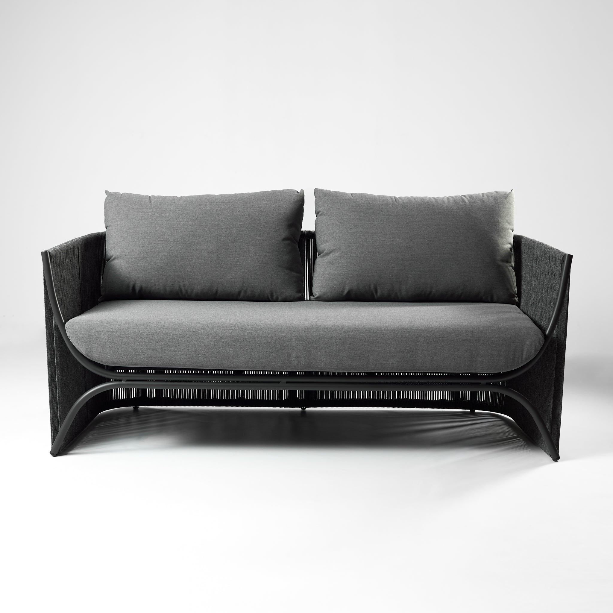 Sofá de Terraza 2 Cuerpos Palma Grafito