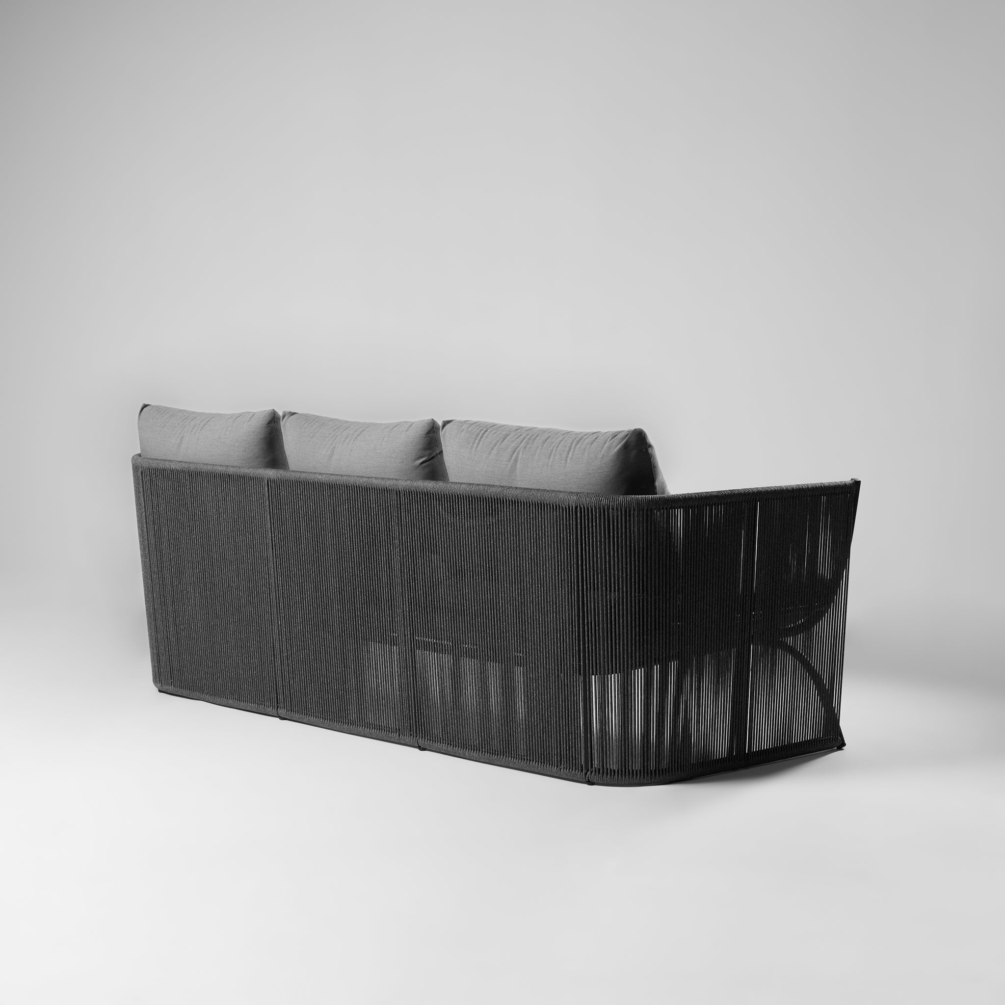 Sofá de Terraza 3 Cuerpos Palma Grafito