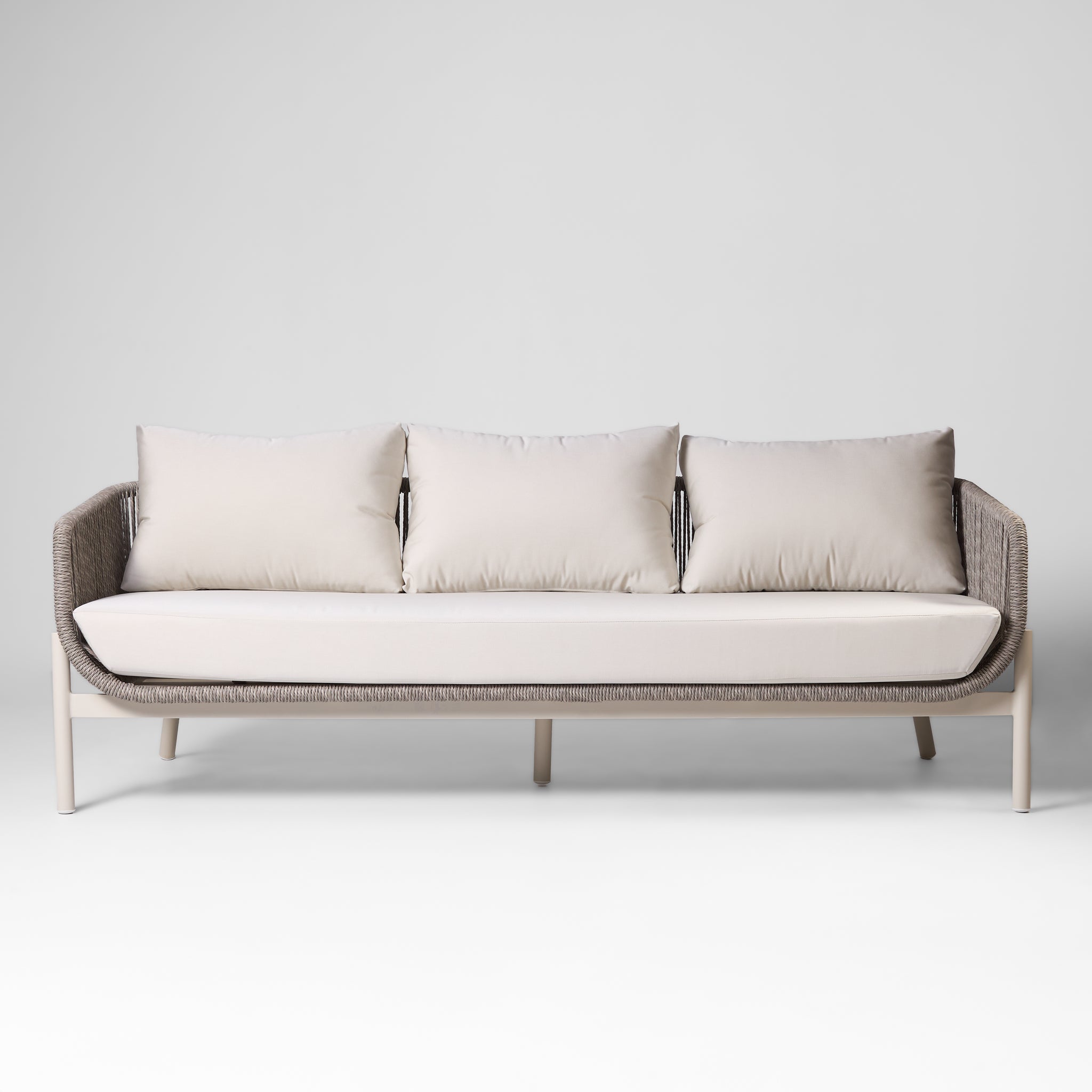 Sofá de Terraza 3 Cuerpos Nusa Piedra