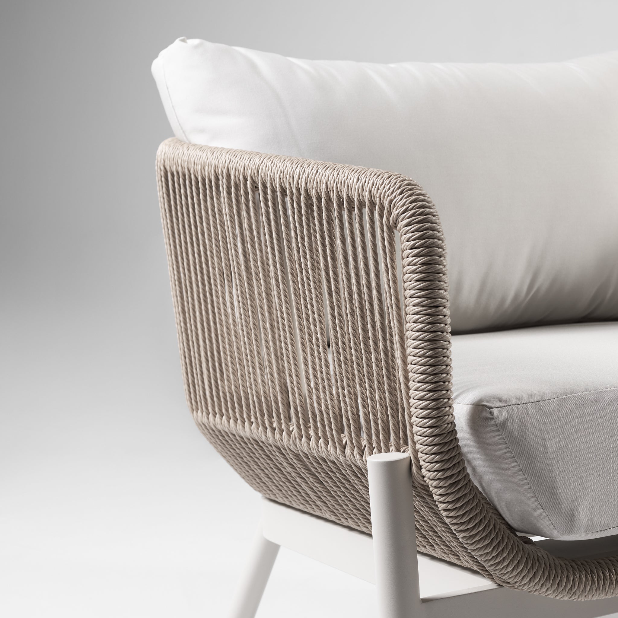 Sofá de Terraza 3 Cuerpos Nusa Piedra